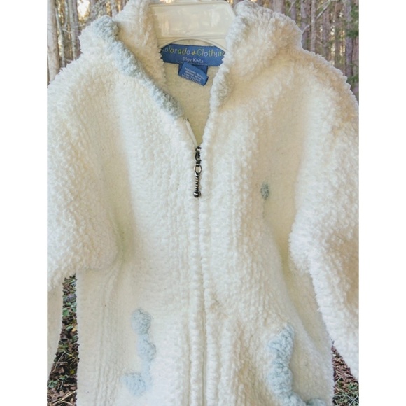 Colorado Clothing Sz 2 White Fleece Winter Jacket - Picture 1 of 7